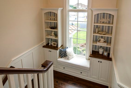 Top 40 Bay Window Staircase Ideas