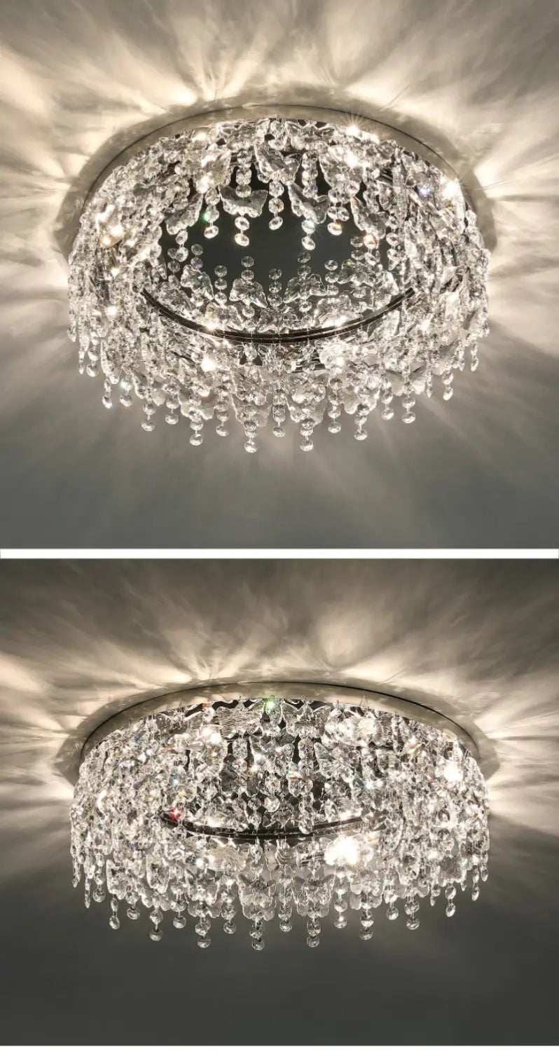Luxury Ceiling Butterfly Crystal Chandelier for Living, Bedroom