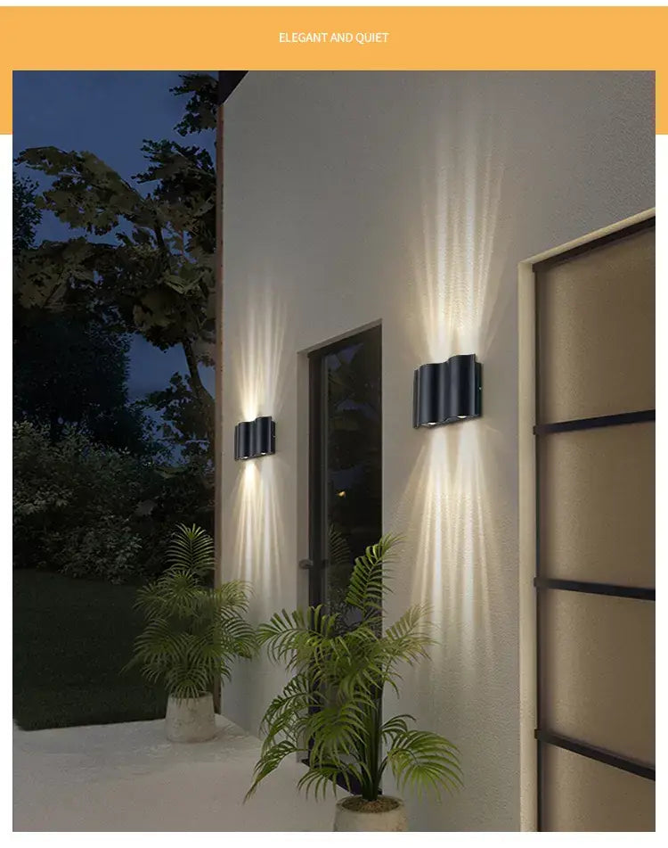 Waterproof Outdoor Simple Wall Sconce Light for Garden, Porch