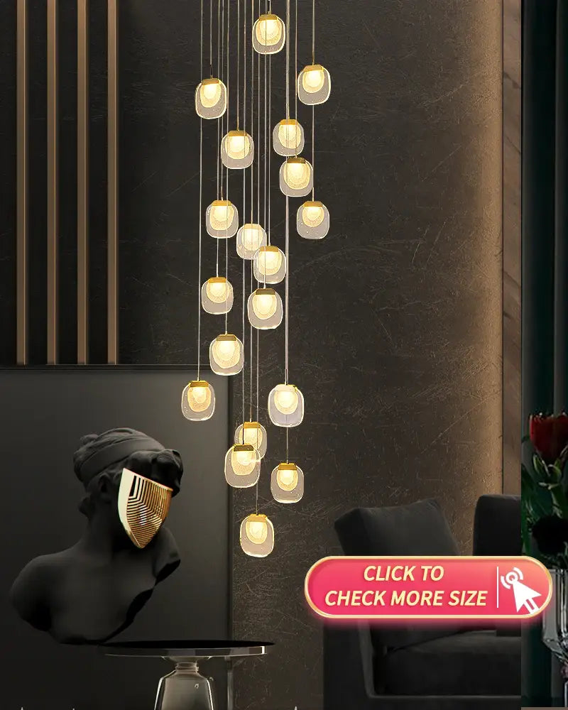 Single-Light Crystal Pendant Light for Bedroom, Living, Kitchen