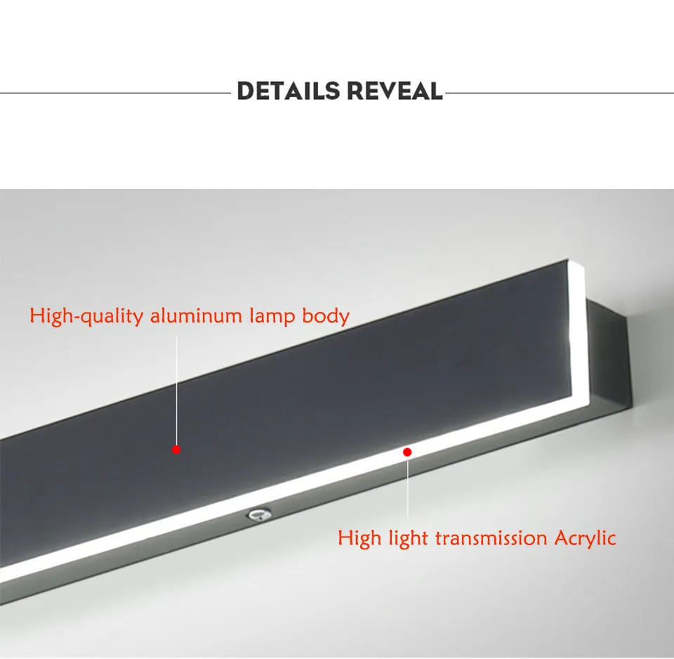 Waterproof Outdoor Led Long Wall Light for Garden, Porch