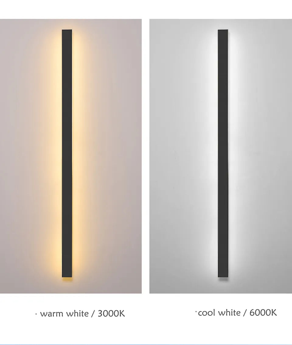 Waterproof Outdoor Led Long Wall Light for Garden, Porch