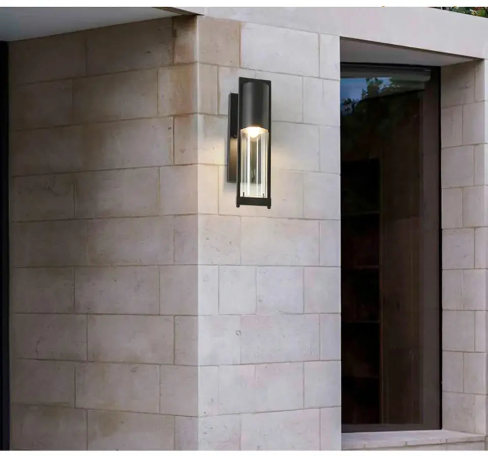 Vintage Black/Bronze Outdoor Waterproof Led Wall Sconce for Porch