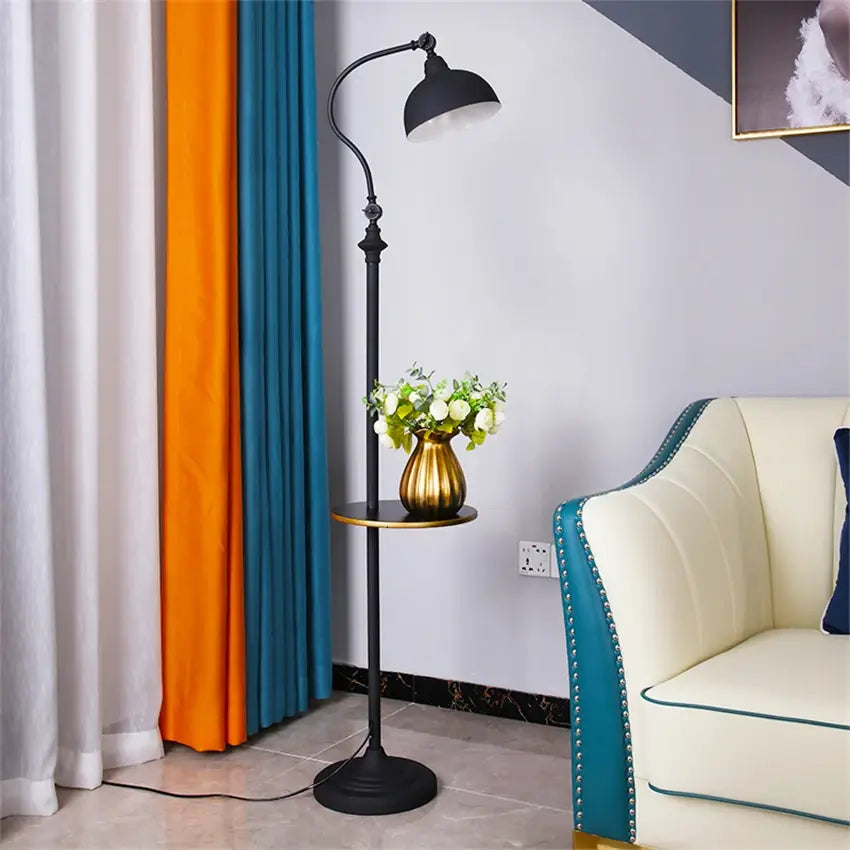 Nordic American Retro Floor LED Lamp for Living, Bedroom