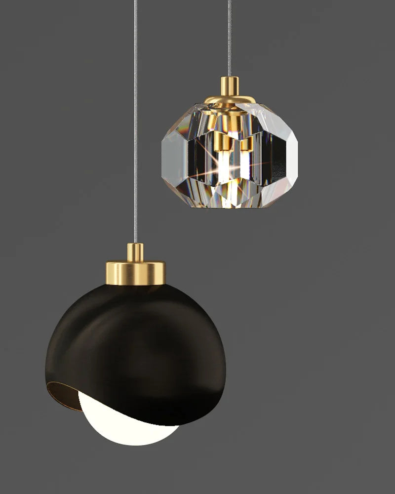 Nordic Gold Pendant Lamp: Hanging Light for Bedroom, Kitchen