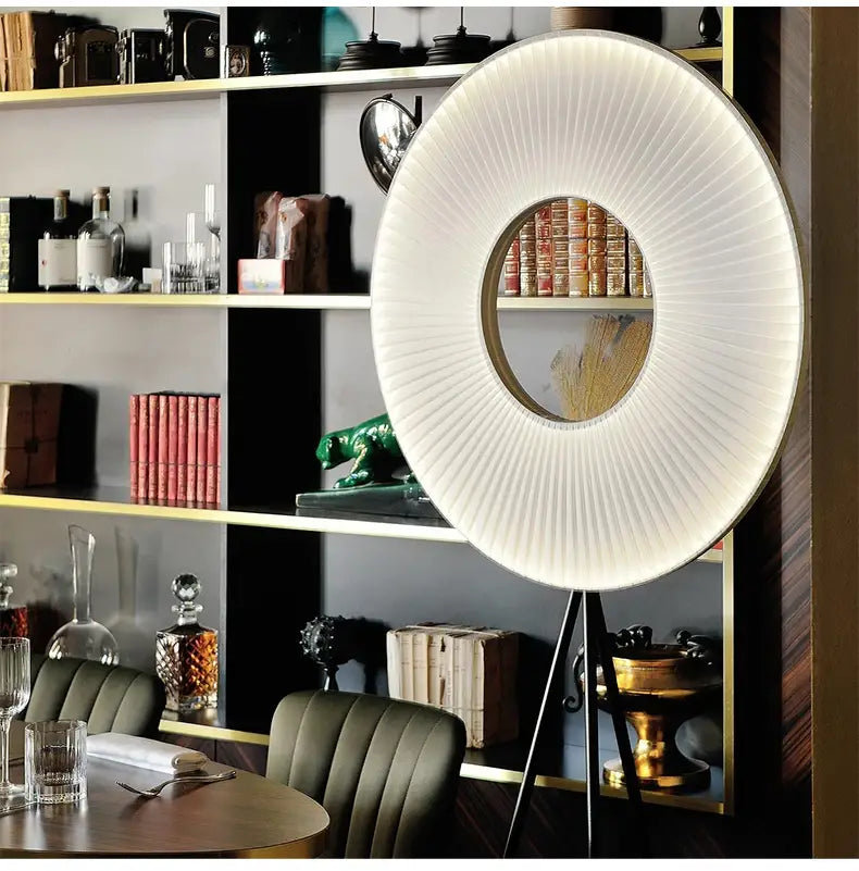 Minimalist Creativity Fabric Pleats LED Lamp for Living, Bedroom