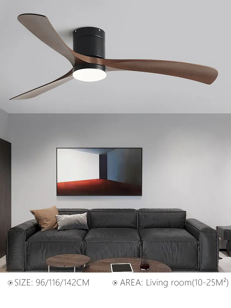 Low Floor DC Motor Ceiling Fan with Light for Bedroom,Restaurant