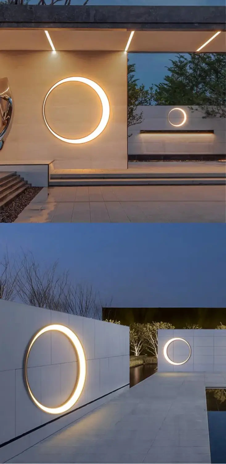 Waterproof Outdoor Led Moon Wall Light for Garden, Porch