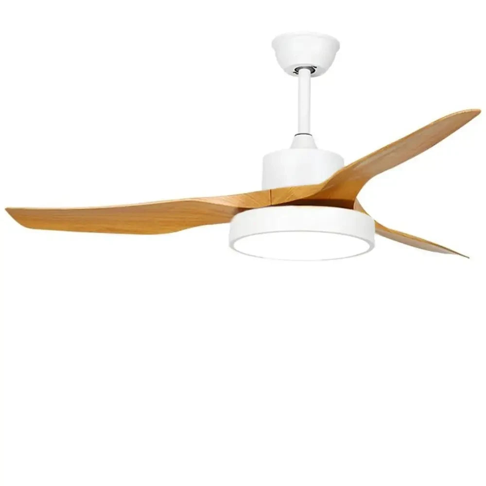 3-Blade Rustic LED Ceiling Fan with Remote - Lighting > lights Fans