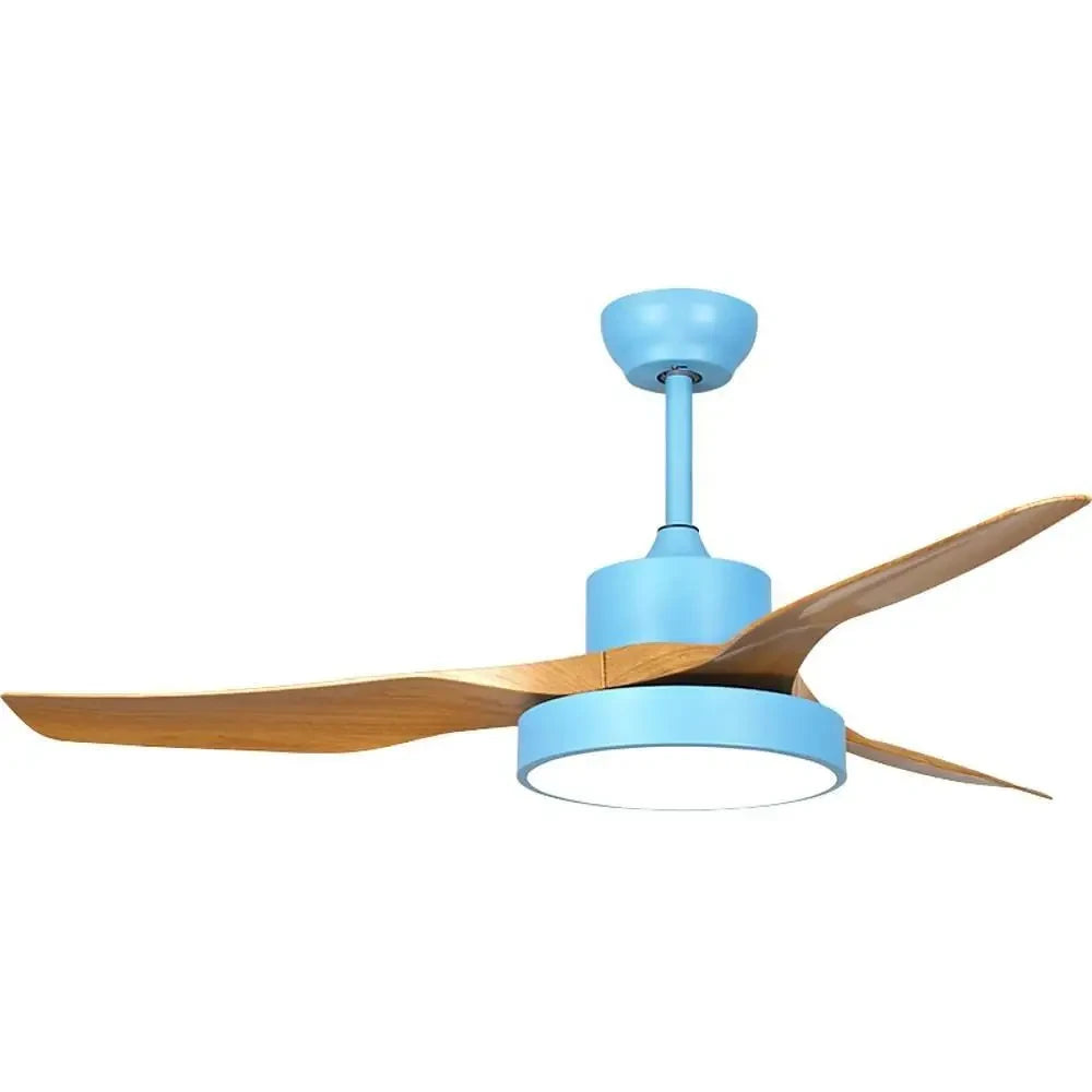 3-Blade Rustic LED Ceiling Fan with Remote - Lighting > lights Fans