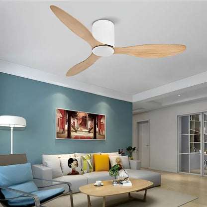 3 Blades LED Dimmable Ceiling Fan with Remote - Lighting > lights Fans