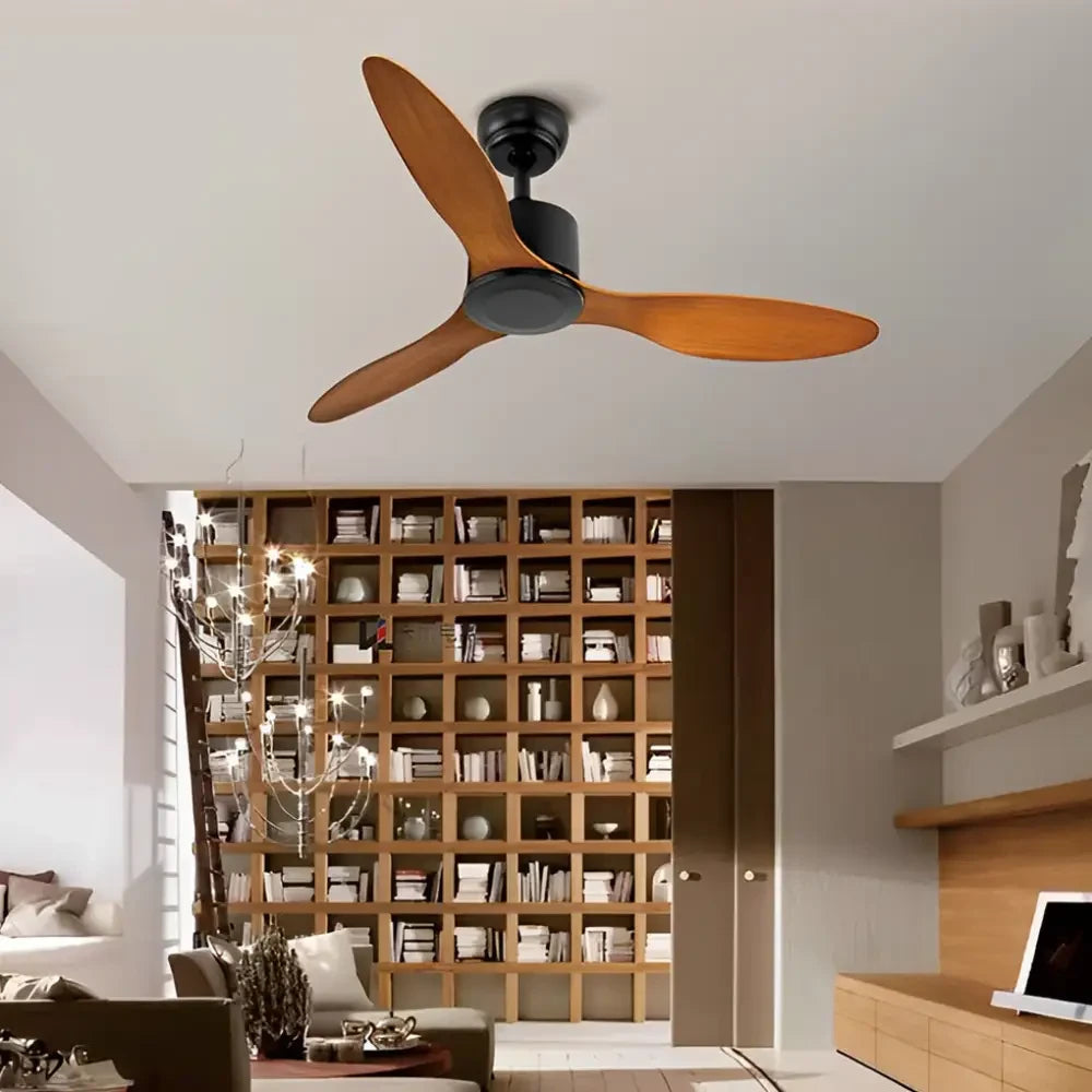 3 Blades LED Dimmable Ceiling Fan with Remote - Lighting > lights Fans