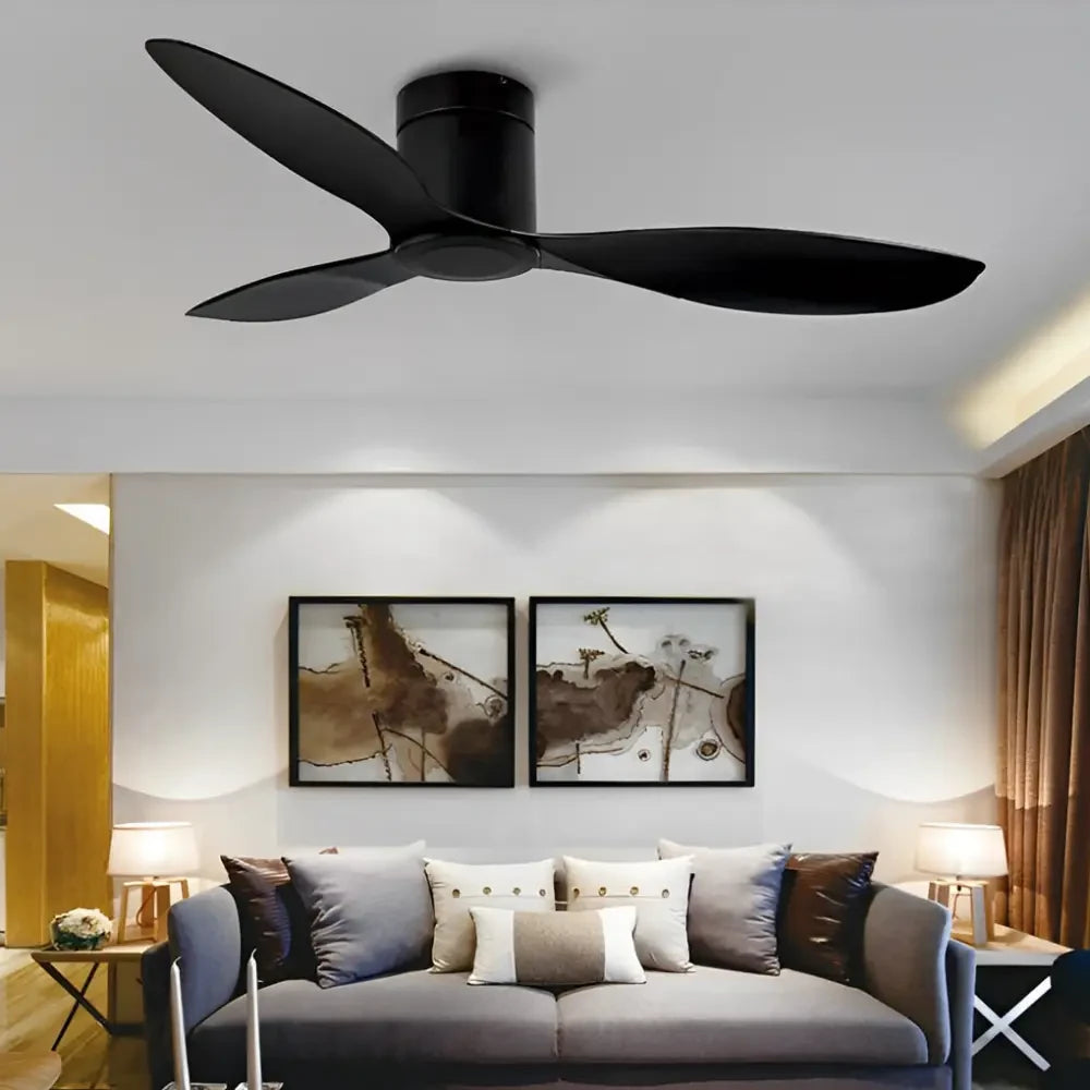 3 Blades LED Dimmable Ceiling Fan with Remote - Lighting > lights Fans