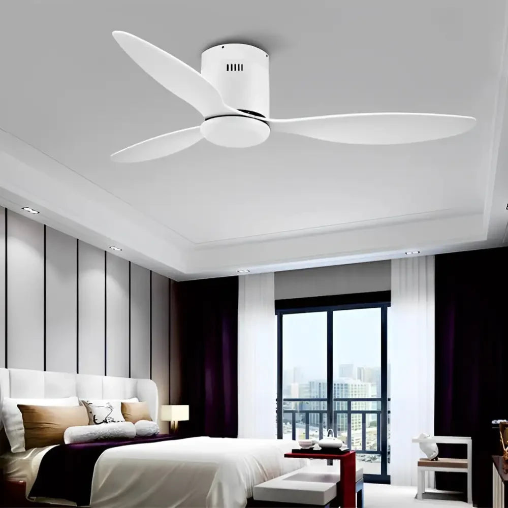 3 Blades LED Dimmable Ceiling Fan with Remote - Lighting > lights Fans