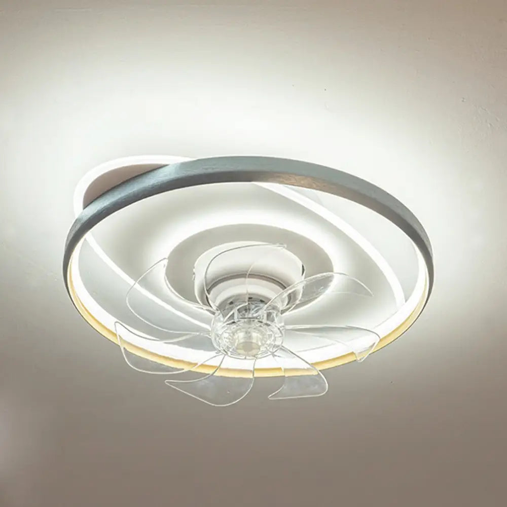 360° Rotatable LED Ceiling Fan Light with Remote Control - Lighting > lights Fans