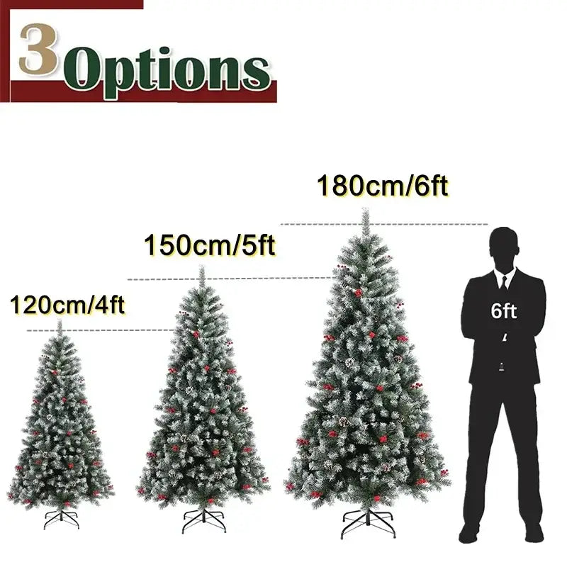 4 Colors Artificial Christmas Pine Tree - Home & Garden > Decor Seasonal Holiday