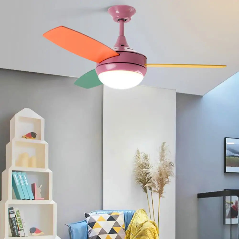 6-Speed Silent Kids Ceiling Fan with Variable Frequency - Lighting > lights Fans