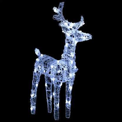 Acrylic Reindeers and Sleigh for Christmas Decoration - Home & Garden > Decor Seasonal