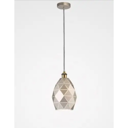 American Vintage Crystal Pendants: Illuminate Your Home - A / Gray Pendant Lighting