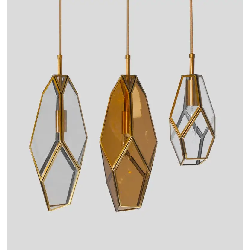 Art Deco Diamond Pendant Light for Dining Living Bar - Lighting