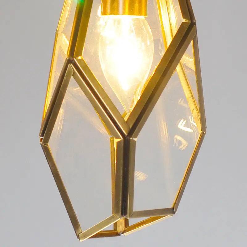 Art Deco Diamond Pendant Light for Dining Living Bar - Lighting