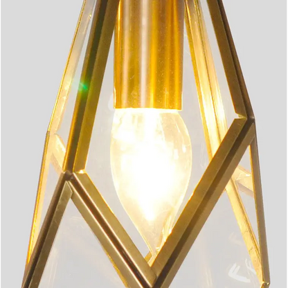 Art Deco Diamond Pendant Light for Dining Living Bar - Lighting