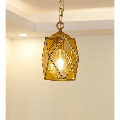 Art Deco Diamond Pendant Light for Dining Living Bar - Lighting