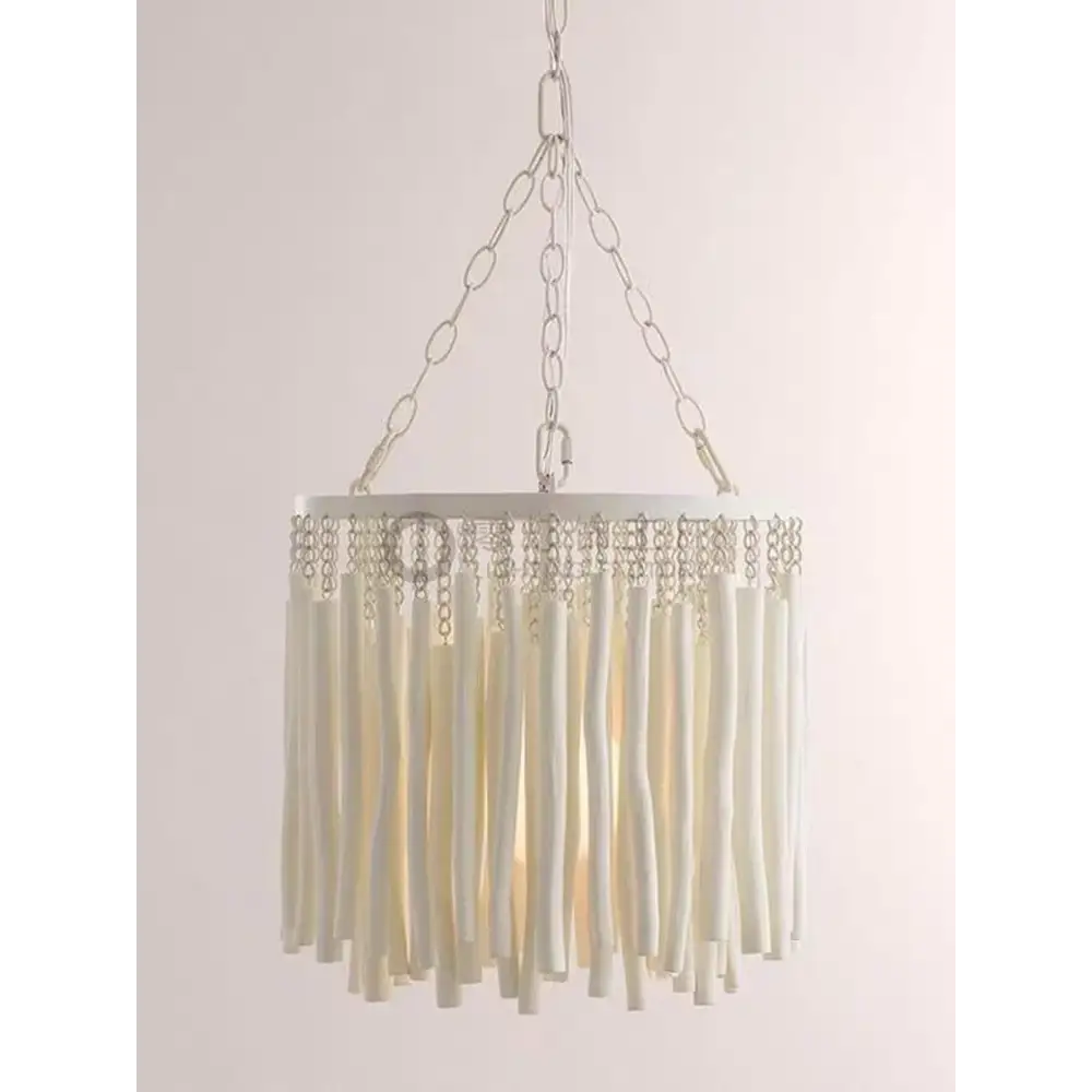 Bohemian Tilda Loft Hanging Wood Chandelier