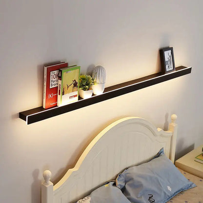 Bookshelf-Shaped LED Wall Lamp for Living Bedroom - Black / L39.4’ / L100.0cm