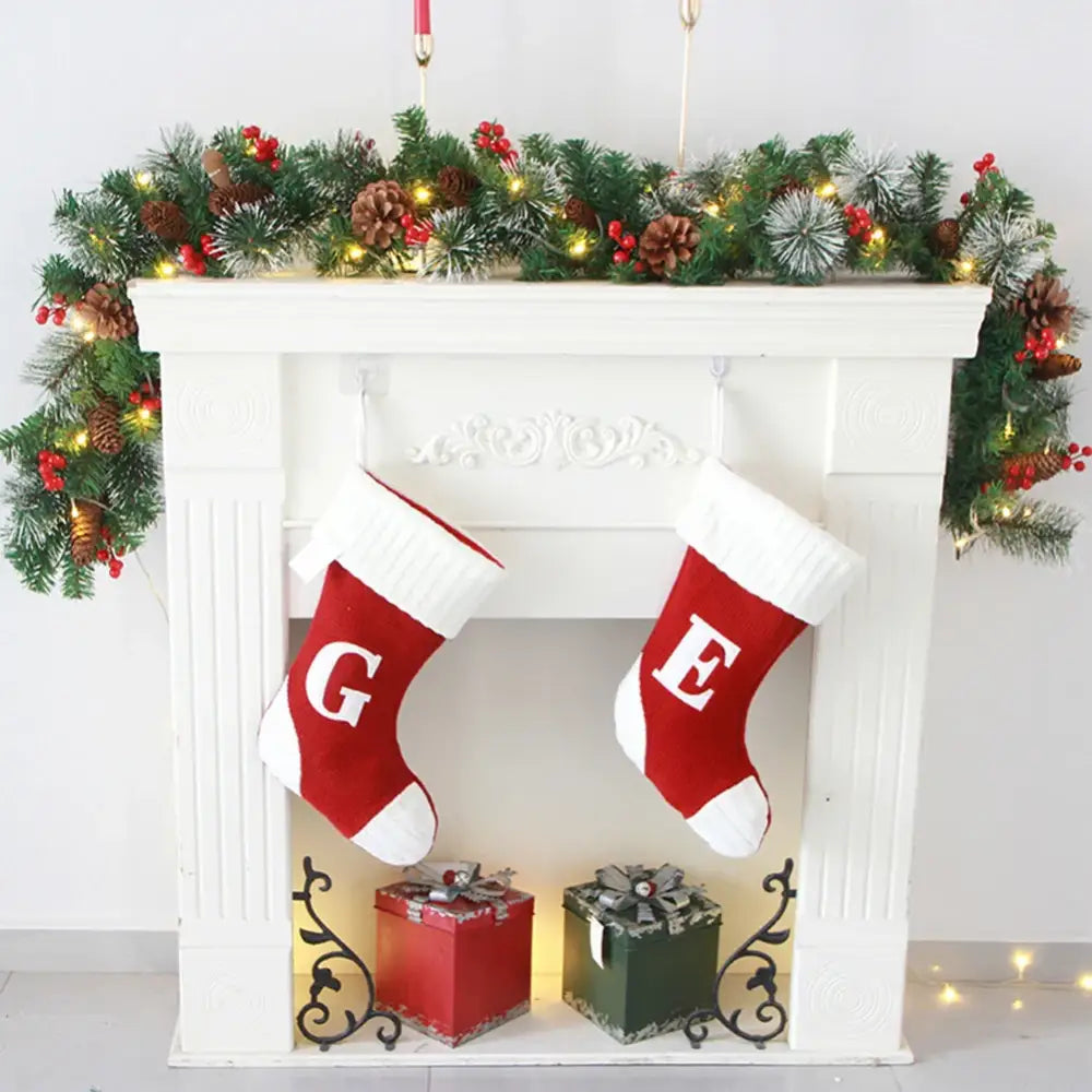 Christmas Garlands with Pinecones and Red Berries - Home & Garden > Decor Seasonal