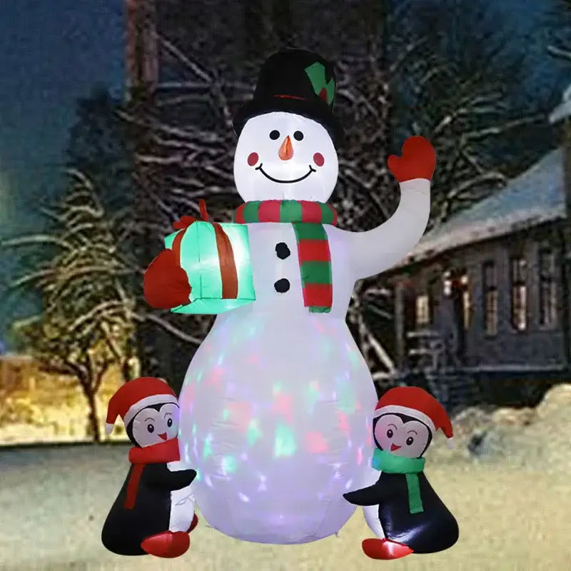 Christmas Inflatable Toy Gift Snowman Penguin - Home & Garden > Decor Seasonal Holiday