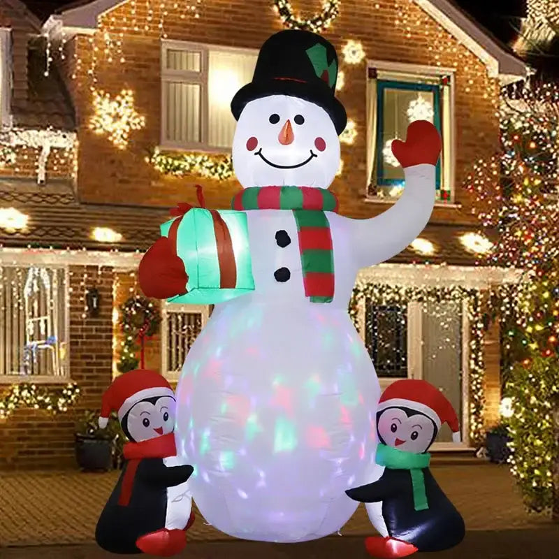 Christmas Inflatable Toy Gift Snowman Penguin - Home & Garden > Decor Seasonal Holiday