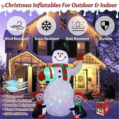 Christmas Inflatable Toy Gift Snowman Penguin - Home & Garden > Decor Seasonal Holiday