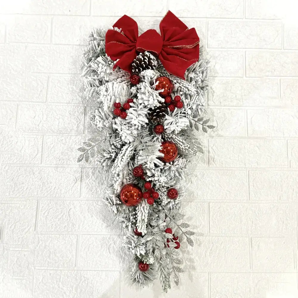 Christmas Wreath Rattan Set - Home & Garden > Decor Seasonal Holiday Decorations