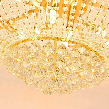 Gold Crystal Chandelier Empire Luxury Lighting - Home & Garden > Fixtures Chandeliers