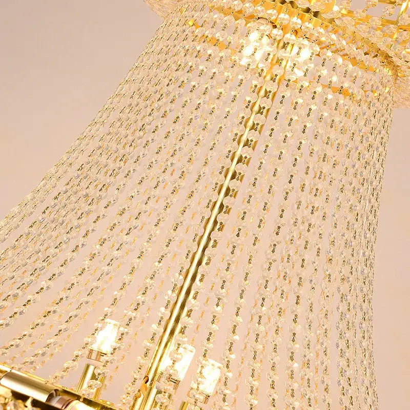 Gold Crystal Chandelier Empire Luxury Lighting - Home & Garden > Fixtures Chandeliers