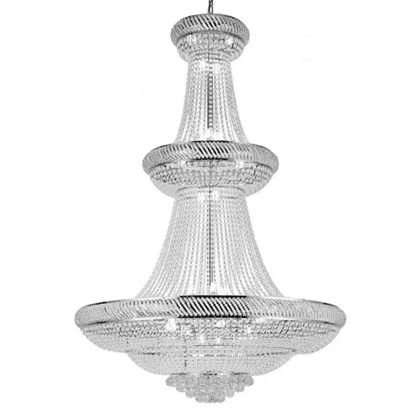 Gold Crystal Chandelier Empire Luxury Lighting - Chrome chandelier