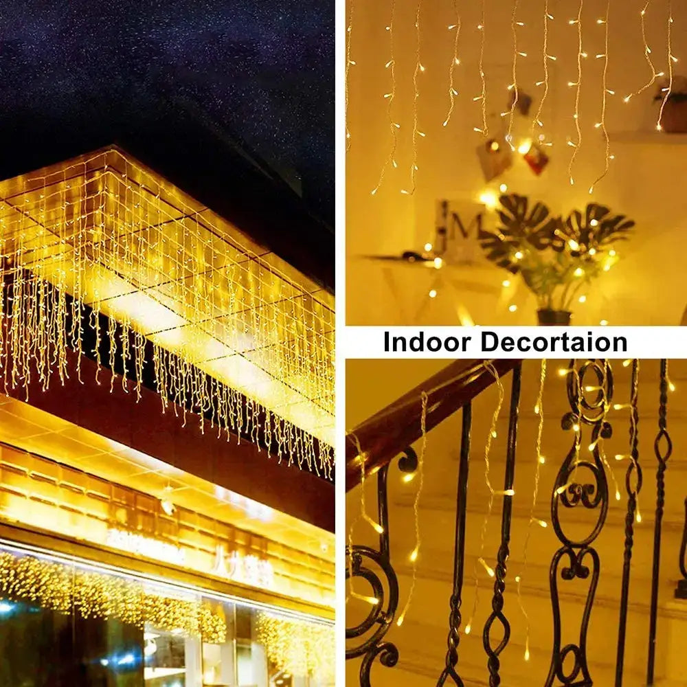 LED Christmas Curtain Light - Home & Garden > Decor Seasonal Holiday Decorations