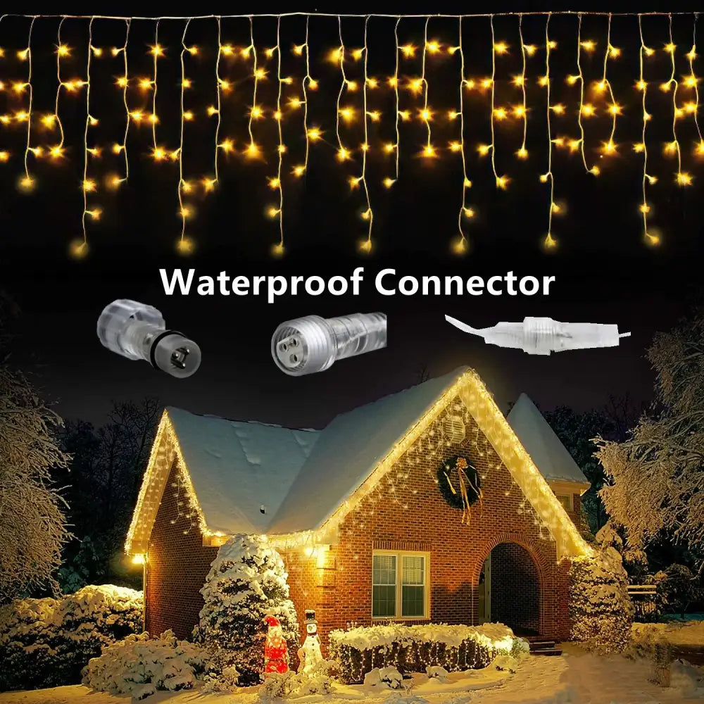 LED Christmas Curtain Light - Home & Garden > Decor Seasonal Holiday Decorations