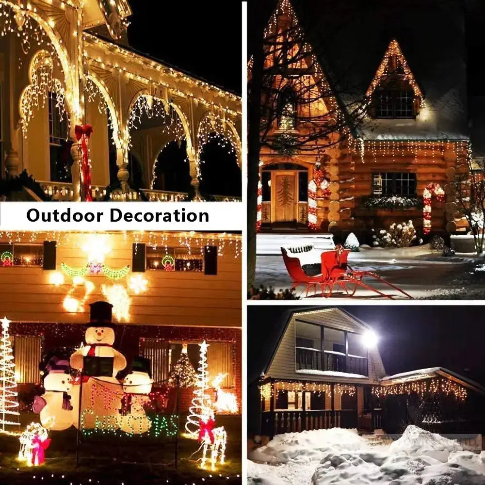 LED Christmas Curtain Light - Home & Garden > Decor Seasonal Holiday Decorations