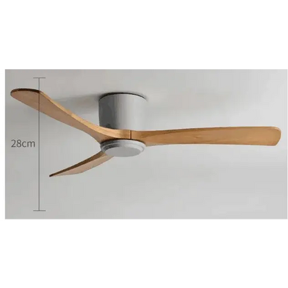 Low Floor DC Motor Ceiling Fan with Light for Living,Bedroom - Model3 Without / 42 Inch