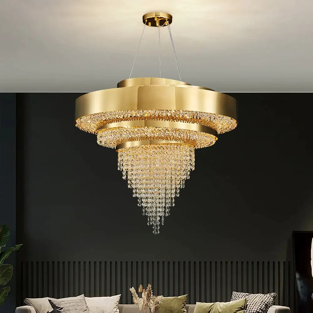 Luxury Large Creative Crystal Chandelier for Living Bedroom