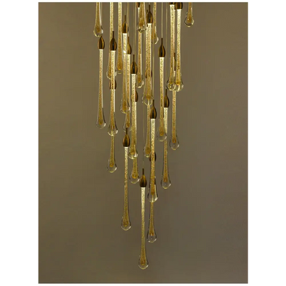 Luxury Modern Crystal Chandelier for Staircase Living Bathroom - Home & Garden > Lighting