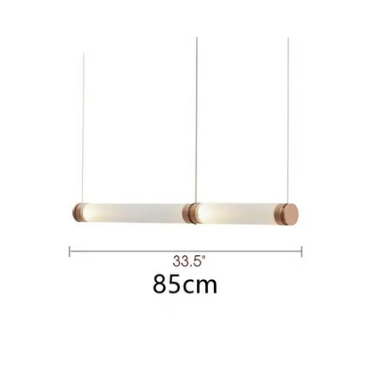 Luxury Nordic Colored Glass Pendant Light for Dining Kitchen - L33.5’ / L85.0cm Cool