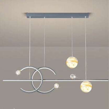 Luxury Nordic LED Pendant Light for Dining Kitchen Bedroom - Blue / Cool - Lighting