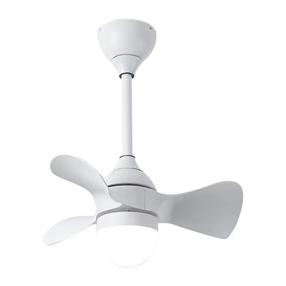 Mini Nordic Remote Control Ceiling Fan Light - White - Lighting > lights Fans