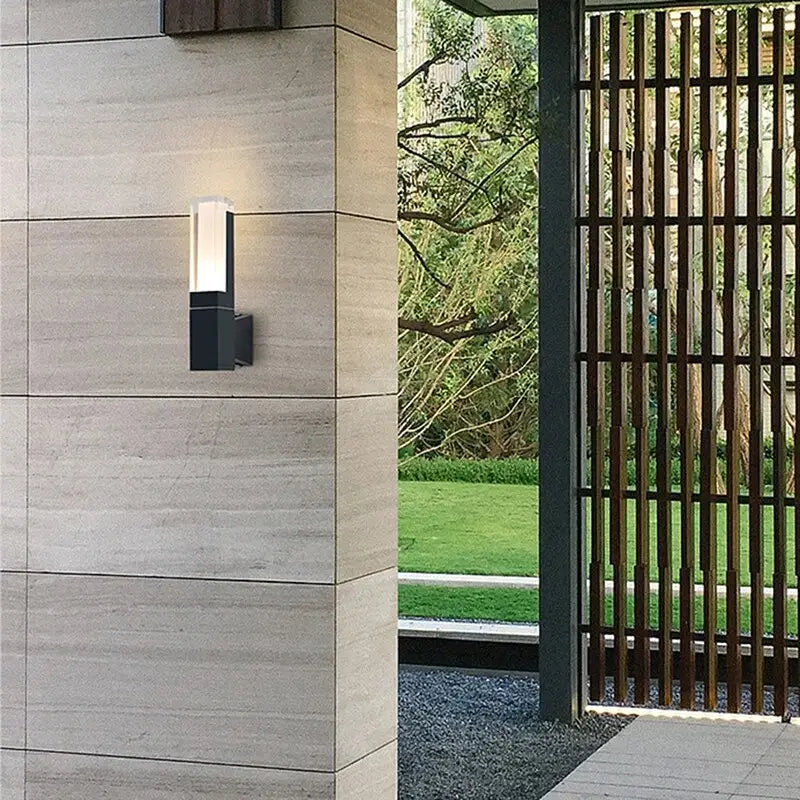 Minimalist Outdoor Waterproof LED Wall Light for Garden Street - Lighting