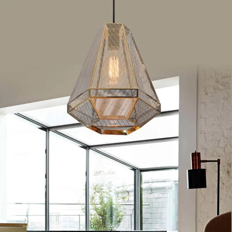 Minimalist Postmodern Pyramid Pendant Lamp for Living Dining - Lighting