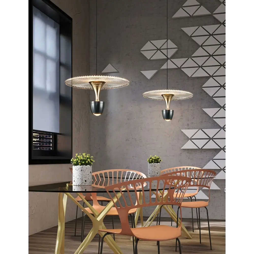 Modern Art Flower Umbrella Pendant Light for Dining Bedroom - Lighting