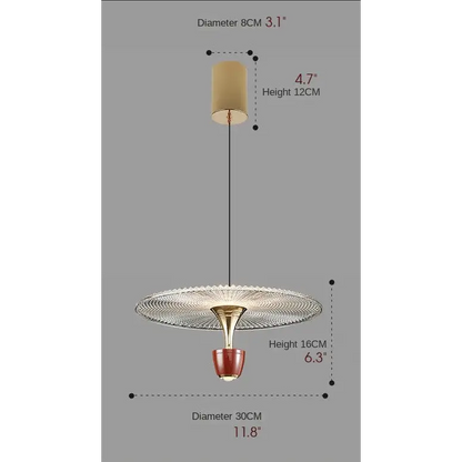 Modern Art Flower Umbrella Pendant Light for Dining Bedroom - Lighting